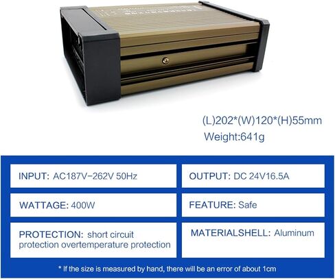 220V to 5V 12V 24V Power Supply Alimentation 200W 300W 400W 500W Power Supply Outdoor Rainproof(24V 16.5A 400W) in Saudi Arabia