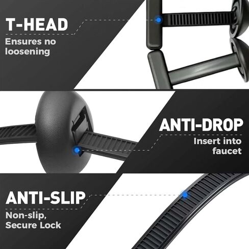 100pcs Nylon Universal Cable Tie Buckle Black Cable Zip Ties Rivet Self Locking Fastening Zip Strap Plastic Automotive Clips for Bumper, Fenders (100) in Saudi Arabia