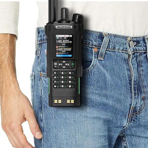Baofeng UV-32 DM-32 DM-32UV Walkie Calkie Belt Clip Carry الحافظة الحافظة شماعات مريحة UV32 DM32 in Saudi Arabia