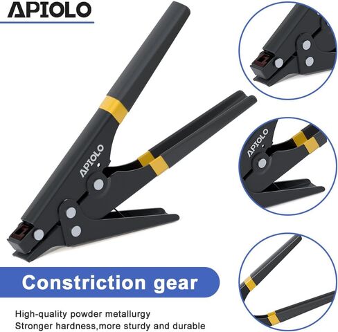 Cable Tie Gun, Ergonomic Hand Operated Fastening Zip Tie Gun, Adjustable Tension to Fasten, Cutting with 1-3 Tension Setting, Blue, 6.29 Inches Length Fastening Cable Tie Tool in Kuwait