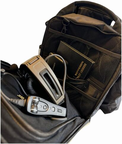Inflight Pilot Bag - Durable Aviation Headset Bag with Reinforced Sides, Multiple Pockets & Shoulder Strap in Saudi Arabia