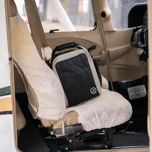 Inflight Pilot Bag - Durable Aviation Headset Bag with Reinforced Sides, Multiple Pockets & Shoulder Strap in Saudi Arabia