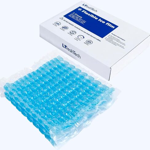 Flexible Ice Film Ice Packs for Cooler Freezer Lunch Boxes Reusable Long Lasting (Blue) in Saudi Arabia
