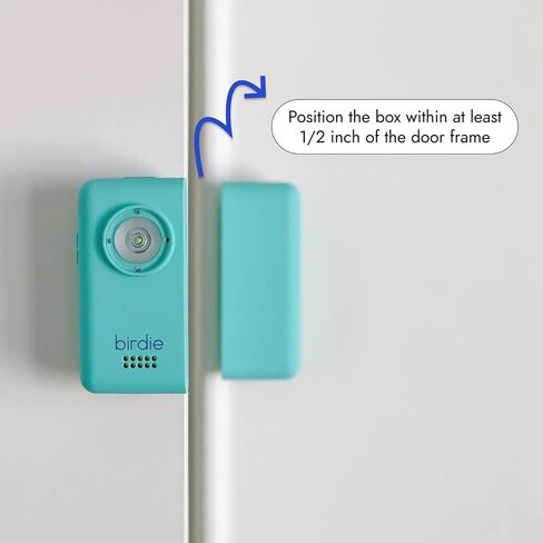 She's Birdie - The Original Personal Safety Door Alarm for Travel, at Home, or Window Security - Portable, Loud Siren, Flashing Light Alert + Built in Flashlight, Rechargeable, Rental Safe (Coconut) in Saudi Arabia