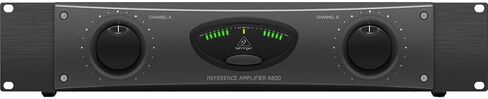 Behringer A800 Professional 800W مكبر للصوت المرجعي ، حزمة مع سعة 25 'سلسلة XLR M إلى F كابل الميكروفون F in Saudi Arabia