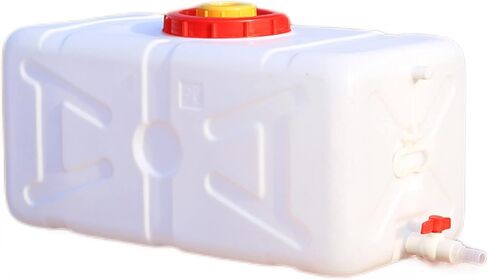 علبة المياه الكبيرة ناكان ، 25L/30L/47L/75L/110L/150L/200L ماء ، برميل بلاستيكي ، درجة طعام ، حاوية مياه كثيفة مستطيلة ، تستخدم لتخزين المياه العائلية (اللون: 200L) in Saudi Arabia