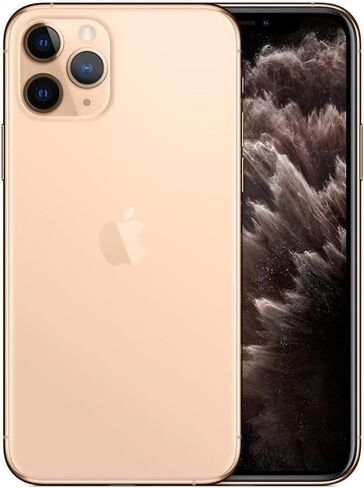 Apple iPhone 11 Pro ، إصدار الولايات المتحدة ، 256 جيجابايت ، ذهبية - غير مقفلة (متجددة) in Saudi Arabia