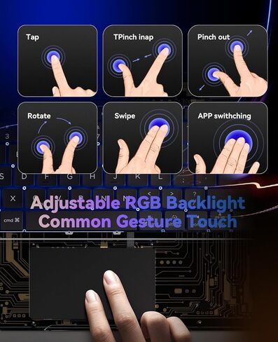 iGENJUN iPad Pro 11 Inch Case with Keyboard (M4, 2024), iPad Pro 11(5th Gen) Keyboard Case Detachable, Folio Cover with Pencil Holder, Blue in Kuwait