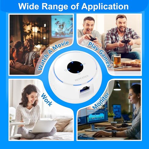 2025 جديد لدعم WiFi Extender Booster ، ما يصل إلى 4500 قدم مربع و 30 جهازًا ، يدعم مضخم إشارة الإنترنت اللاسلكي ميناء Ethernet in Kuwait