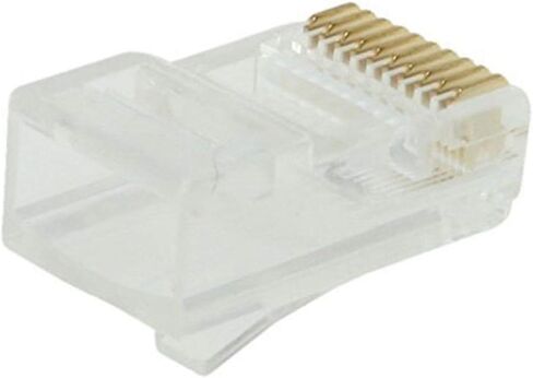 pistro RJ50 10p10c Modular Connector for Round Cable Stranded Crimp 10 Pack in Saudi Arabia