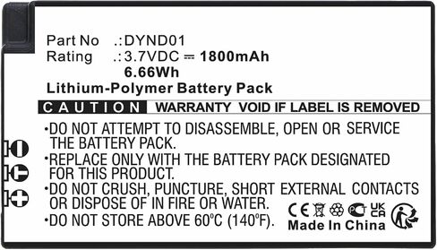 Synergy Digital Game Console Battery, Compatible with Microsoft DYND01 Game Console, (Li-Pol, 3.7V, 1800mAh) Ultra High Capacity, Replacement for Microsoft DYND01 Battery in Saudi Arabia