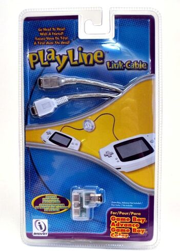 InterAct PlayLine Link Cable GBA Game Boy Color/Advance SP WHITE port shark in Kuwait