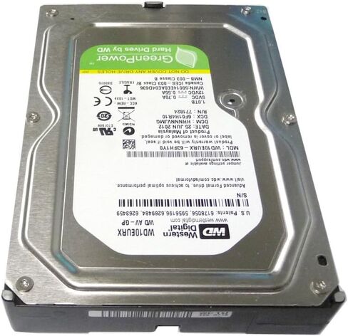 WD AV -GP 1 TB AV Video Hard Drive: 3.5 Inch ، SATA III ، 64 MB Cache - WD10EURX (متجدد) in Saudi Arabia