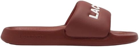 صندل Lacoste للرجال Croco 1.0 منزلق، أحمر/أبيض، 9 in Saudi Arabia