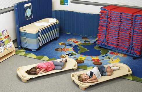 Angeles Name Clips for Cots, Plastic Name Tags for Daycares or Preschools, Classroom Cot Identifiers, Works Best with Angeles Spaceline Cots, 5 Pack in Saudi Arabia