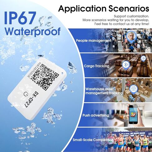 Bluetooth اللاسلكي Beacon Da14531 Ble 5.1 تتبع الشحن الداخلي وتحديد المواقع بليه منخفض الطاقة بلوتوث 5.1 Ble Beacon يدعم Ibeacon Eddystone Dx-Cp27 in Kuwait