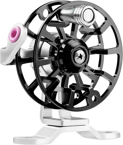 Tackle Wheel, Fly Fishing Reels, Fly Rod and Reels Combo, Baitrunner Spin-ning Reel, Lightweight Trout Reel, for Trout Pike Ice Fishing Tackle (Aluminum Alloy) in Saudi Arabia