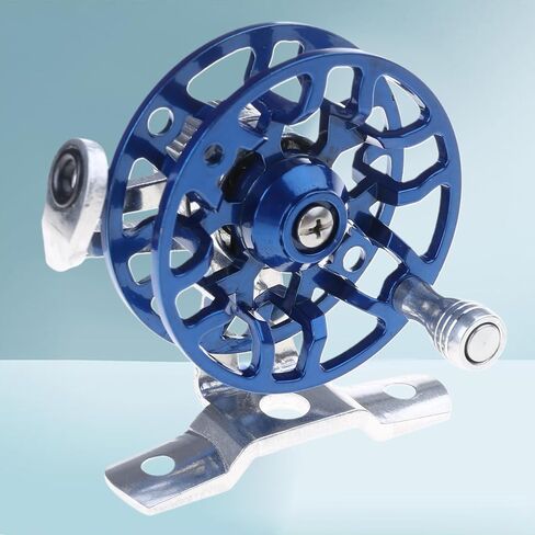 Tackle Wheel, Fly Fishing Reels, Fly Rod and Reels Combo, Baitrunner Spin-ning Reel, Lightweight Trout Reel, for Trout Pike Ice Fishing Tackle (Aluminum Alloy) in Saudi Arabia