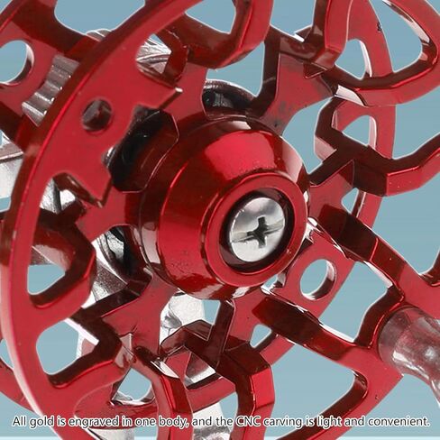 Tackle Wheel, Fly Fishing Reels, Fly Rod and Reels Combo, Baitrunner Spin-ning Reel, Lightweight Trout Reel, for Trout Pike Ice Fishing Tackle (Aluminum Alloy) in Saudi Arabia