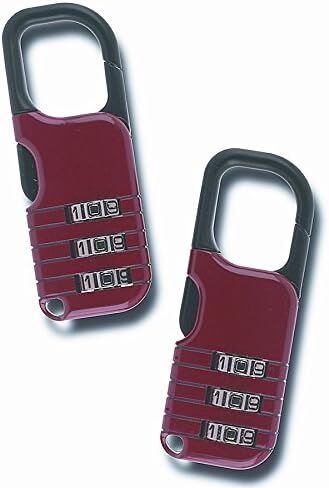 The Club UTL851D Backpack Lock, Red, Pack of 2 in Saudi Arabia