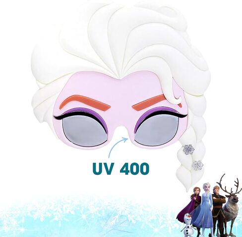 Costume Sunglasses Frozen Queen Elsa of Arendelle Sun-Staches Party Favors UV400 in Saudi Arabia