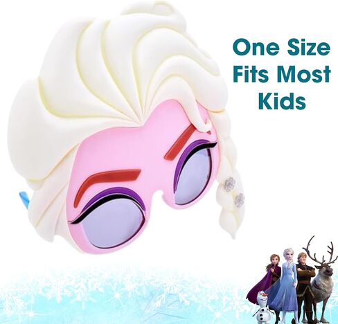 Costume Sunglasses Frozen Queen Elsa of Arendelle Sun-Staches Party Favors UV400 in Saudi Arabia
