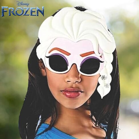 Costume Sunglasses Frozen Queen Elsa of Arendelle Sun-Staches Party Favors UV400 in Saudi Arabia