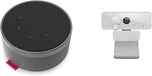Lenovo Go Wiredphone مع MIC المزدوج-المكونات والتشغيل USB-C مكبر صوت 300 FHD 1080p كاميرا ويب مع عدسة زاوية عريضة 95 درجة وميكروفون مزدوجة in Saudi Arabia