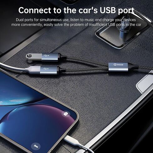 3-in-1 USB C/Micro USB/Lightning إلى محول USB ، محول كابل iPhone OTG متوافق مع MacBook Pro/Air ، iPhone 16/15 ، Samsung Galaxy S25/S24/S23 in Saudi Arabia
