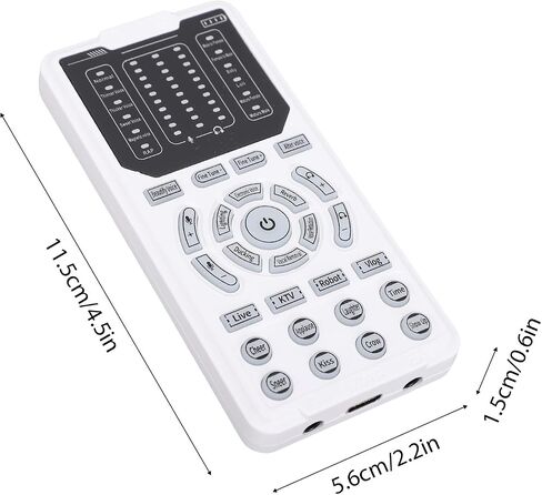 مغير صوت محمول ، Mini Live Broadcast Voice مع 15 مؤثرًا صوتيًا ، تغيير صوت لوحة الصوت المحمولة للهاتف المحمول ، الكمبيوتر الشخصي ، أجهزة الكمبيوتر المحمولة in Saudi Arabia
