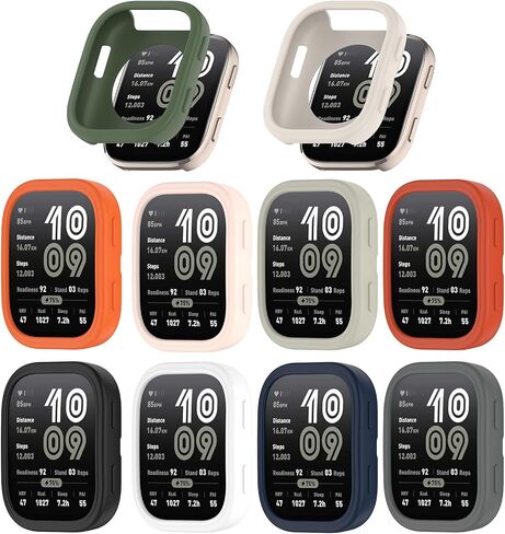 تغطية حالات الساعات 10Pack متوافقة مع Amazfit Bip 6 Silicone Protector Smart Complessories in Kuwait