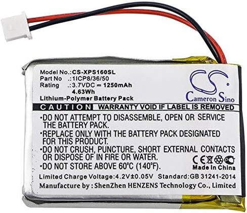 LEBEE Compatible with Battery Dual 1ICP8/36/50 XGPS160, XGPS160 SkyPro GPS Receiver 1250mAh in Saudi Arabia