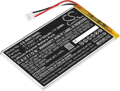Cameron Sino Battery for Swing Caddie SC300, SC300 Portable Golf Launch Mon PN:Swing Caddie ET4968116PA 4750mAh / 17.58Wh in Saudi Arabia