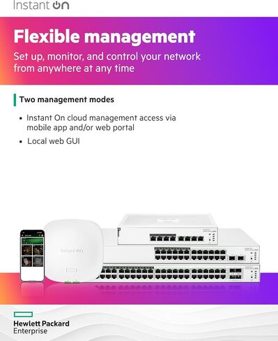 Aruba Instant في 1830 8-Port GB Smart Switch | بلا مروحة | الحبل الأمريكي (JL810A#ABA) in Saudi Arabia