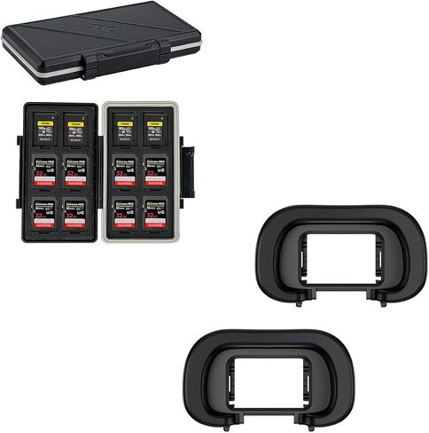 2 Pack Sony A7RV A7IV A7S III A9III A1 II A1 Eyecup + CFexpress Type A SD Card Case in Saudi Arabia