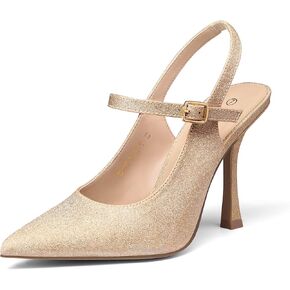 DREAM PAIRS Women’s High Heels Closed Toe Stiletto Sexy Pointed Toe Dress Wedding Party Pumps Shoes