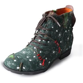 حذاء TMA EYES مصنوع يدويًا من الجلد بطبعة زهور in Kuwait