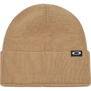 Oakley Men's Cuffed Ellipse RC Beanie, Light Curry