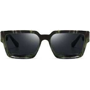 LIXX Retro Millionaire Sunglasses Square Metal punk Rock Hip hop Sunglasses men women 1:1