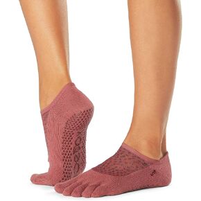 toesox Grip Pilates Barre Socks – Non Slip Luna Full Toe for Yoga & Ballet