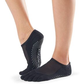 toesox Grip Pilates Barre Socks – Non Slip Luna Full Toe for Yoga & Ballet