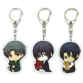 Inc. - Set of 3 Fruit Basket Acrylic Keychain Shigure, Akito, Hatori Souma v1