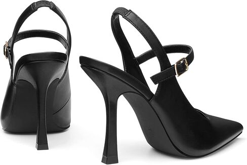 أحذية DREAM PAIRS النسائية ذات الكعب العالي ومقدمة مغلقة وكعب ستيليتو مثير بمقدمة مدببة وحفلات الزفاف والأحذية ذات الكعب العالي in Saudi Arabia