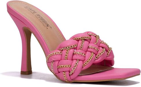 Cape Robbin Tilio Sexy Stiletto High Heels for Women, Square Open Toe Shoes Heels in Saudi Arabia