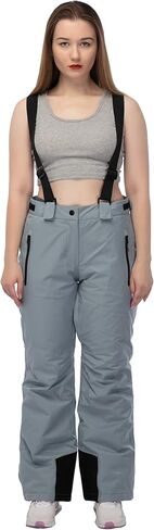 سراويل تزلج نسائية مقاومة للماء على الجليد، سراويل تزلج مقاومة للرياح، سراويل تزلج أنيقة للشتاء الدافئ للنساء in Kuwait