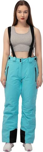 سراويل تزلج نسائية مقاومة للماء على الجليد، سراويل تزلج مقاومة للرياح، سراويل تزلج أنيقة للشتاء الدافئ للنساء in Kuwait