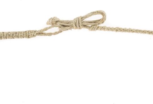 BlueRica Hemp Cord Choker Necklace with Cowrie Shells and Blue Fimo Beads in Saudi Arabia