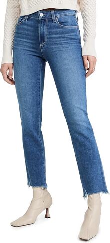 PAIGE Women's Cindy Bay Jeans with Destroyed Hem in Saudi Arabia