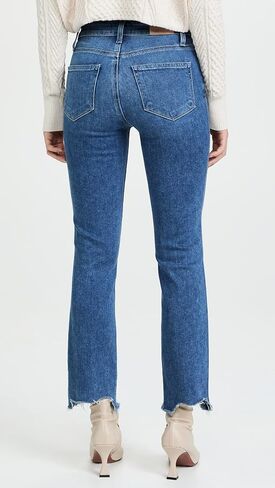 PAIGE Women's Cindy Bay Jeans with Destroyed Hem in Saudi Arabia