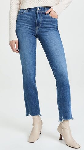PAIGE Women's Cindy Bay Jeans with Destroyed Hem in Saudi Arabia